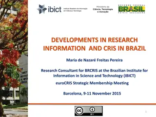 Developments in Research Information and CRIS in Brazil: Insights from Maria de Nazar Pereira