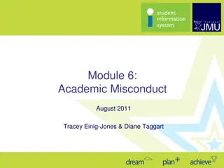 LJMU Penalty Tariff for Academic Misconduct