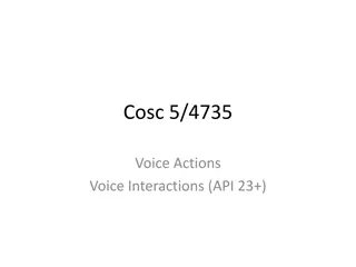 Voice Actions with Google App: Integration Guide