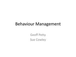 Effective Strategies for Behaviour Management in the Classroom