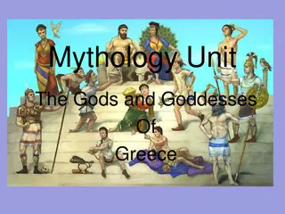 Gods and Goddesses of Greek Mythology