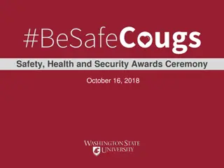 Cougar Safety Awards Ceremony Highlights October 16, 2018