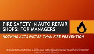 Fire Safety in Auto Repair Shops: Prevention and Preparedness