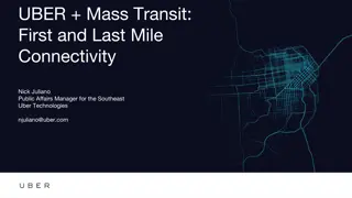 Uber's Role in Enhancing Mass Transit Connectivity