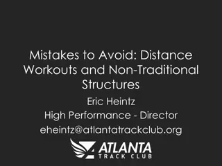 Understanding Distance Workouts: Mistakes, Objectives, and Training Vocabulary