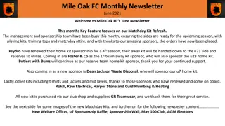 Mile Oak FC Monthly Newsletter - June 2021 Highlights