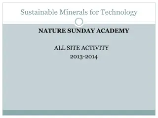 Minerals in Technology: A Hands-on Learning Experience