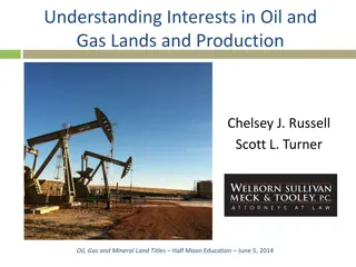 Understanding Interests in Oil and Gas Lands: Key Concepts