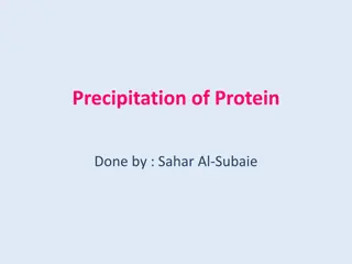 Protein Denaturation and Precipitation: Mechanisms and Effects