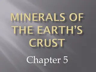 Minerals and Rocks in Earth's Crust