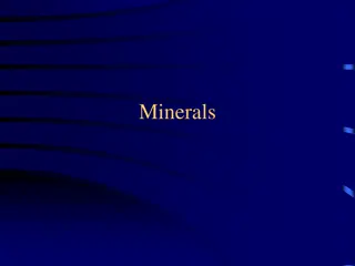 Exploring the Fascinating World of Minerals