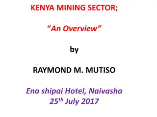 Overview of Kenya's Mining Sector: A Historical Perspective