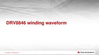 DRV8846 Winding Waveform and System Design Input Parameters