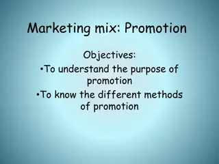 Promotion in the Marketing Mix