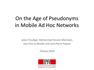 Insights into Mobile Ad Hoc Networks and Location-Based Applications