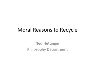 Exploring Moral Reasons to Recycle for a Sustainable Future