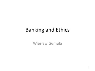 Banking Ethics and Cultural Evolution in Financial Institutions