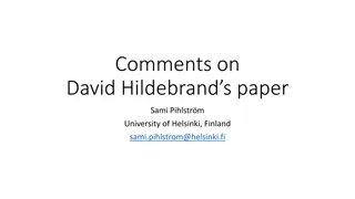 Reflections on Values and Identity in Research by David Hildebrand: A Critical Analysis