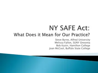 Mental Health Reporting Guidelines in New York State