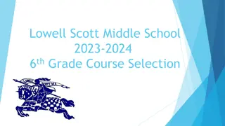 Lowell Scott Middle School 2023-2024 6th Grade Course Selection