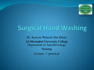 Proper Hand Washing Techniques in Anesthesiology Nursing