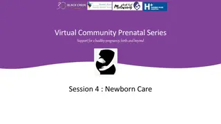 Virtual Community Prenatal Series Session 4: Newborn Care and Going Home Preparation