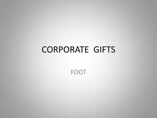 Unique Corporate Foot-Themed Gifts Collection