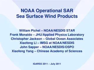 NOAA SAR High-Resolution Coastal Winds Overview