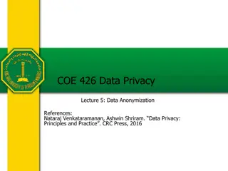 Data Anonymization in Data Privacy