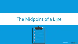 The Midpoint of a Line Segment