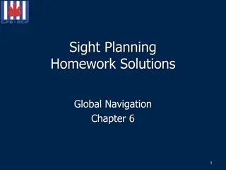 Celestial Navigation Chapter 6.1 Homework Solutions