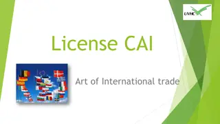 Exploring the CAI License Program in International Trade at Valenciennes University