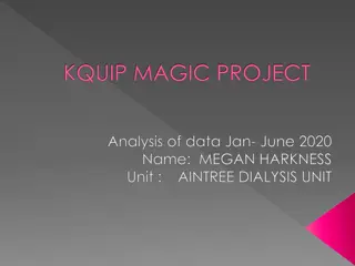 Aintree Dialysis Unit - KQUIP Magic Project Data Analysis Jan-June 2020