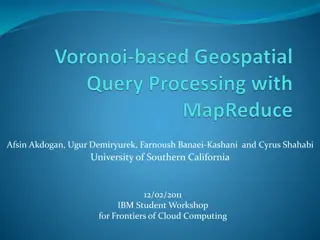 Cloud-based Geospatial Query Processing Using MapReduce and Voronoi Diagrams