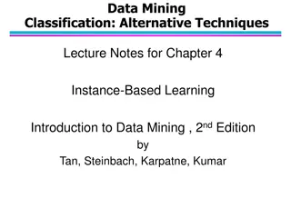 Introduction to Instance-Based Learning in Data Mining