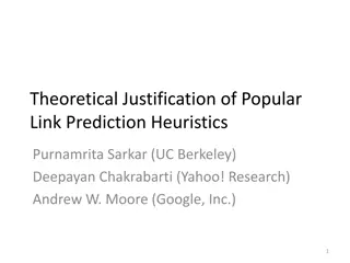 Theoretical Justification of Popular Link Prediction Heuristics