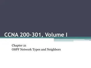 OSPF Network Types and Neighbor Relationships