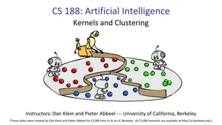 Introduction to Artificial Intelligence Kernels and Clustering at UC Berkeley