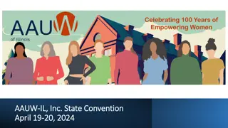 History and Achievements of AAUW-IL State Convention