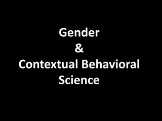 Gender and Behavioral Science