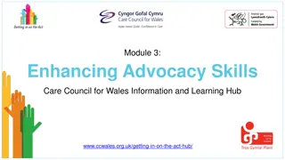 Advocacy Skills Enhancement Session Information