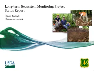 Long-term Ecosystem Monitoring Project Status Report