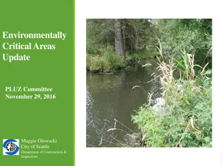 Environmentally Critical Areas Update in Seattle