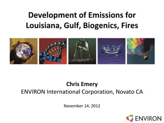 Detailed Overview of Emissions Development in Louisiana