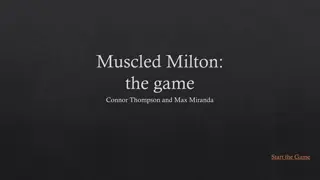 Muscled Milton: The Journey of Redemption in the Indian Ocean Trade Route