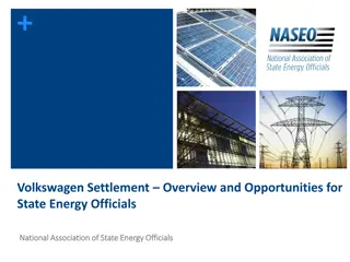 Volkswagen Settlement Overview and Opportunities for State Energy Officials