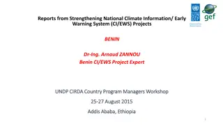 Progress Report on Strengthening National Climate Information and Early Warning System Projects in Benin