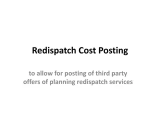 Redispatch Cost Posting for Third-Party Planning Offers