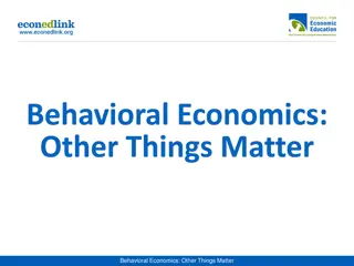 Behavioral Economics in Decision-Making