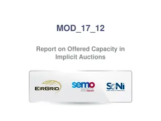 Proposed Changes in Capacity Reports for Implicit Auctions